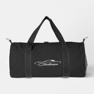 Bolso De Deporte Pequeño 1970 Challenger Silueta Fantasma Negro