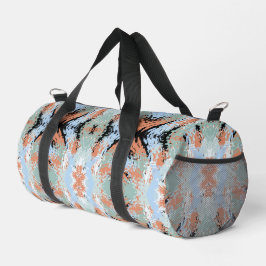 Bolso De Deporte Pequeño Abstract Split Ends Pattern And Soft Pastels