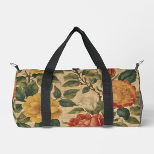 Bolso De Deporte Pequeño Acuarela Vintage Floral Moderna Colección