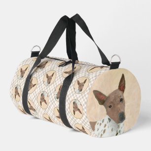 Bolso De Deporte Pequeño American Hairless Terrier Tan Pintando Arte De Per