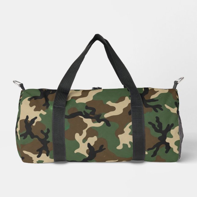 Bolso De Deporte Pequeño American Military Camouflage Pattern (Anverso)