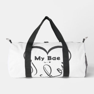 Bolso De Deporte Pequeño Amo a mi Bae • Tú = ♥