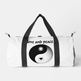 Bolso De Deporte Pequeño Amor y paz