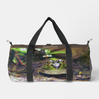 Bolso De Deporte Pequeño Animal personalizado de la rana toro