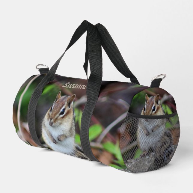 Bolso De Deporte Pequeño Animales salvajes Cute Chipmunk Personalizados (Esquina derecha)
