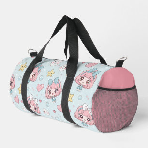 Bolso De Deporte Pequeño Anime Kawaii with Hearts and Star