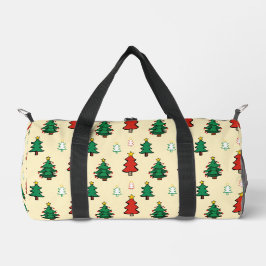 Bolso De Deporte Pequeño Árbol de Navidad con estrella de patrón ininterrum