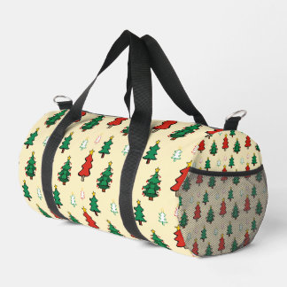 Bolso De Deporte Pequeño Árbol de Navidad con estrella de patrón ininterrum