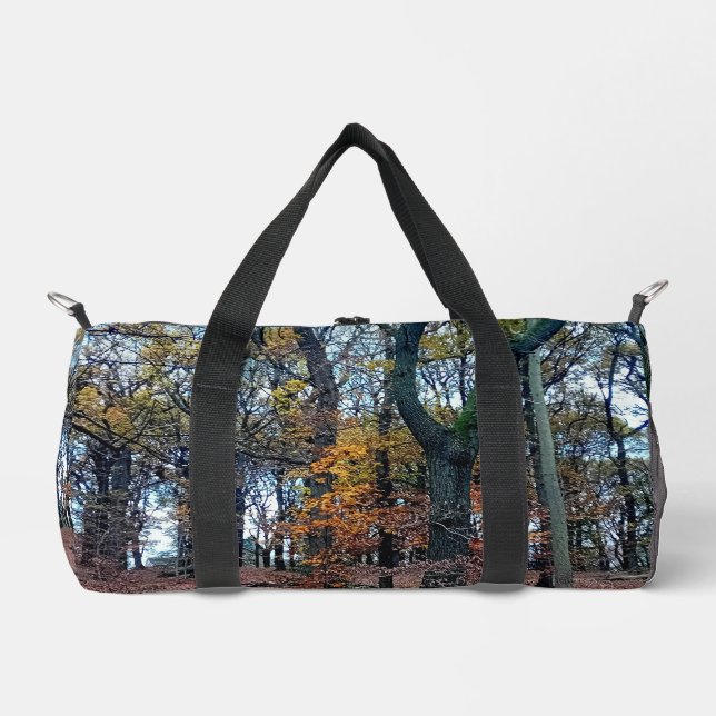Bolso De Deporte Pequeño Árboles , en otoño (Anverso)