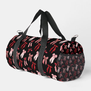Bolso De Deporte Pequeño Arcos rojos sobre fondo negro