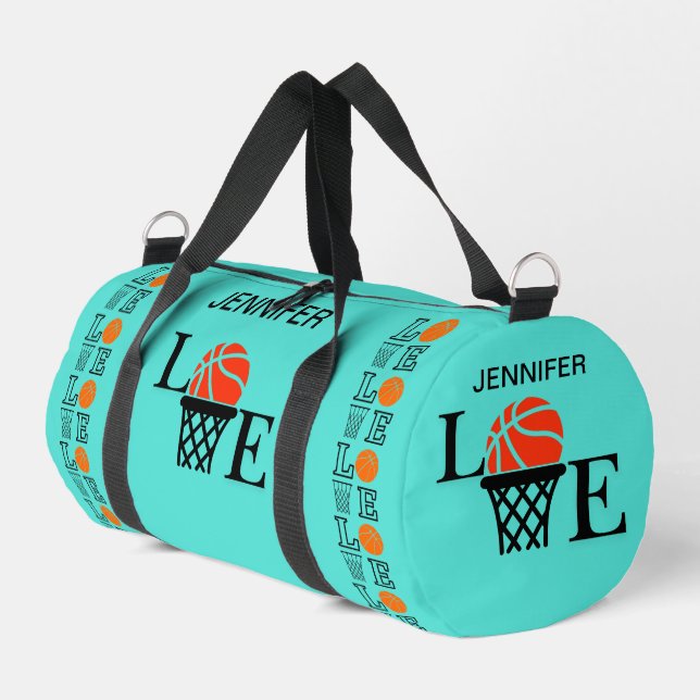 Bolso De Deporte Pequeño aros de baloncesto, Baloncesto Jugador, Equipo, Du (Esquina izquierda)