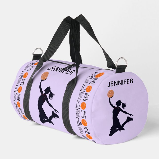 Bolso De Deporte Pequeño aros de baloncesto, Baloncesto Jugador, Equipo, Du (Esquina izquierda)