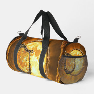 Bolso De Deporte Pequeño Arpa Celestial de la Luna Dorada