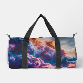 Bolso De Deporte Pequeño Arte de Nebulosa Espacial Abstracta - Cósmico Colo