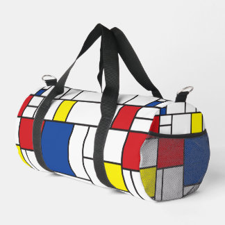 Bolso De Deporte Pequeño Arte Moderno De Stijl Geométrico Minimalista Mondr