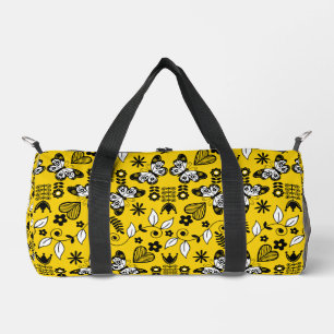 Bolso De Deporte Pequeño Arte popular escandinavo de mariposa