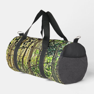 Bolso De Deporte Pequeño Aspen Tree Forest – Vibrant Yellows & Yellow‑Green