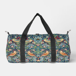 Bolso De Deporte Pequeño Aves de arte William Morris Strawberry Thief