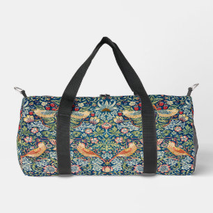 Bolso De Deporte Pequeño Aves de arte William Morris Strawberry Thief