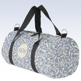 Bolso De Deporte Pequeño Aves de Patrimonio Monograma Iniciales Personaliza