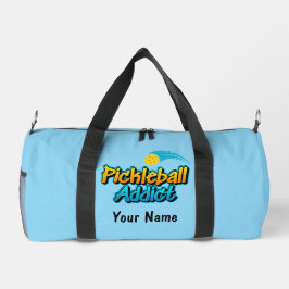 Bolso De Deporte Pequeño Azul Adicto a la Pelota de Pickleball Personalizad