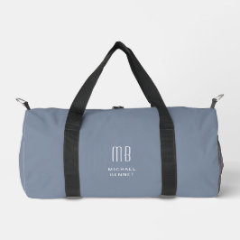 Bolso De Deporte Pequeño Azul monogramado elegante