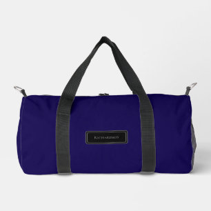 Bolso De Deporte Pequeño Azul oscuro Minimalista personalizado personalizad