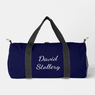 Bolso De Deporte Pequeño Azul oscuro y elegante blanco 