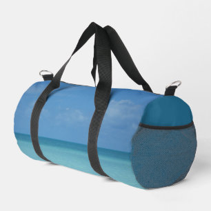 Bolso De Deporte Pequeño Azul turquesa tropical del horizonte del Caribe