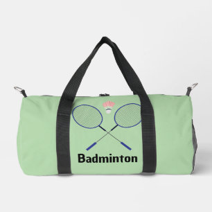 Bolso De Deporte Pequeño Badminton Design Duffel Bag