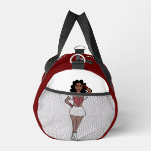 Bolso De Deporte Pequeño Bailarina personalizada Duffle Bag Red Spark #1