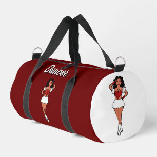 Bolso De Deporte Pequeño Bailarina personalizada Duffle Bag Red Spark #2