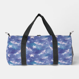 Bolso De Deporte Pequeño Bajo El Mar: Tiburones