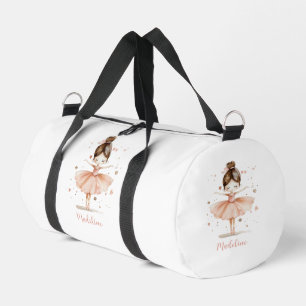 Bolso De Deporte Pequeño Ballerina Nombre Personalizado Femenina