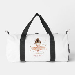 Bolso De Deporte Pequeño Ballerina Nombre Personalizado Girly