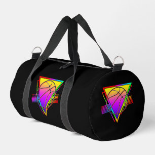Bolso De Deporte Pequeño Balón de Baloncesto Retro Moderno