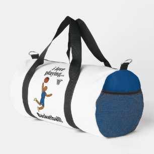 Bolso De Deporte Pequeño Baloncesto me encanta jugar básquetbol