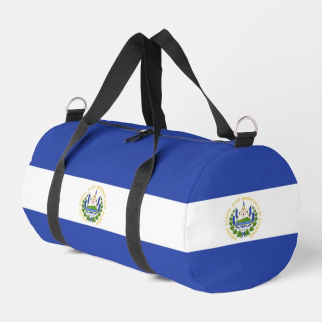 Bolso De Deporte Pequeño Bandera de El Salvador (Esquina izquierda)