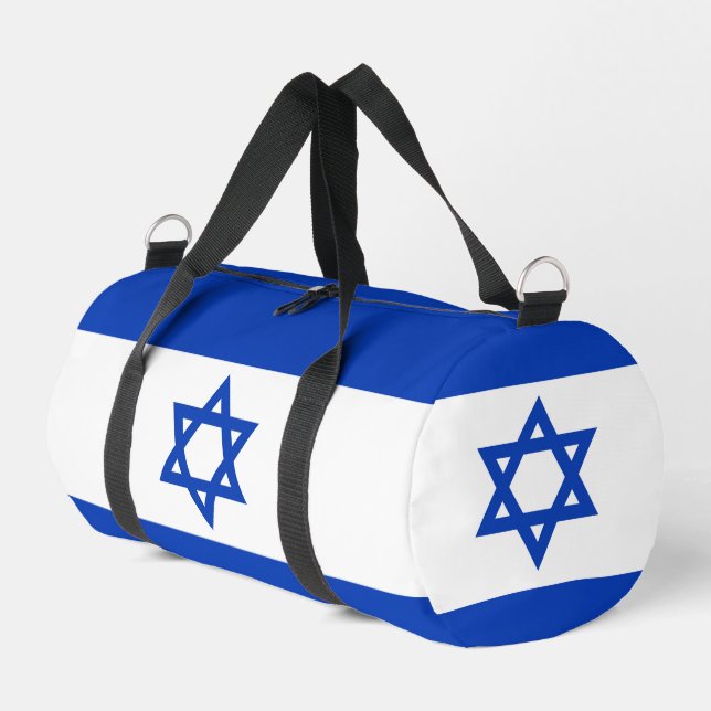 Bolso De Deporte Pequeño Bandera de Israel (Esquina izquierda)