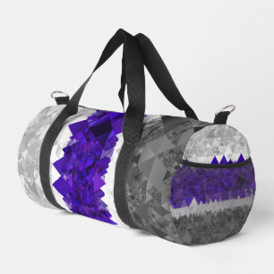 Bolso De Deporte Pequeño Bandera de orgullo Greygender geométrico retro boh