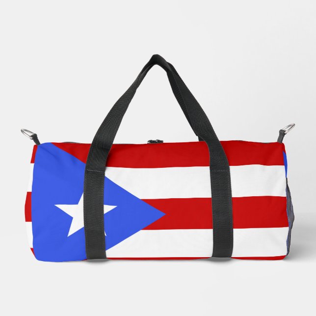 Bolso De Deporte Pequeño Bandera de Puerto Rico (Anverso)