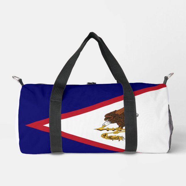 Bolso De Deporte Pequeño Bandera de Samoa Americana (Anverso)