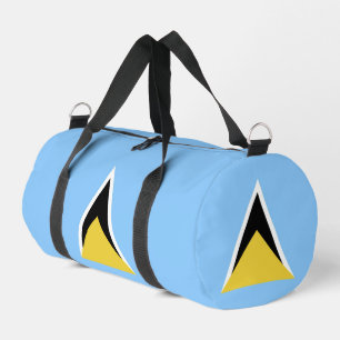Bolso De Deporte Pequeño Bandera de Santa Lucía