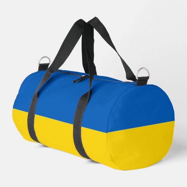 Bolso De Deporte Pequeño Bandera de Ucrania (Esquina izquierda)