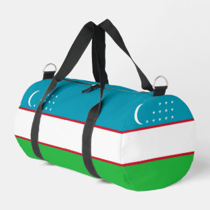 Bolso De Deporte Pequeño Bandera de Uzbekistán