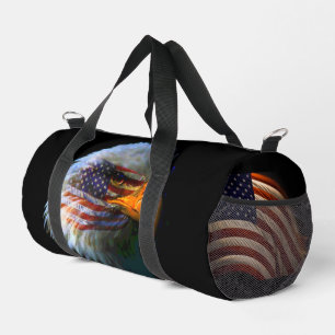 Bolso De Deporte Pequeño Bandera estadounidense águila política