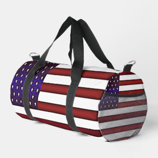 Bolso De Deporte Pequeño Bandera estadounidense Grabado en relieve moderna