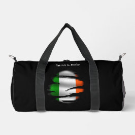 Bolso De Deporte Pequeño Bandera irlandesa arrancada de forma personalizada