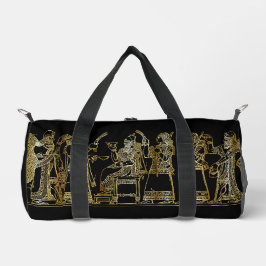 Bolso De Deporte Pequeño Banquete Asirio Dorado Antiguo