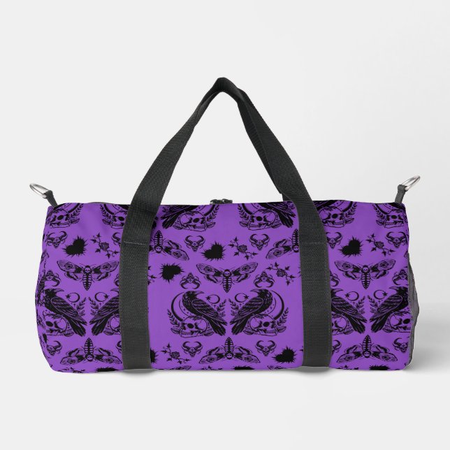 Bolso De Deporte Pequeño Baroque Gothic Pattern (Anverso)